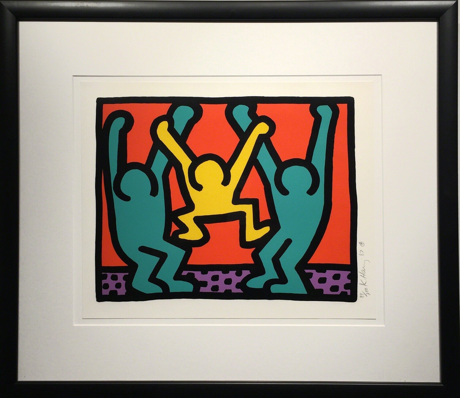 Pop Shop I B Keith Haring Afdruk te koop