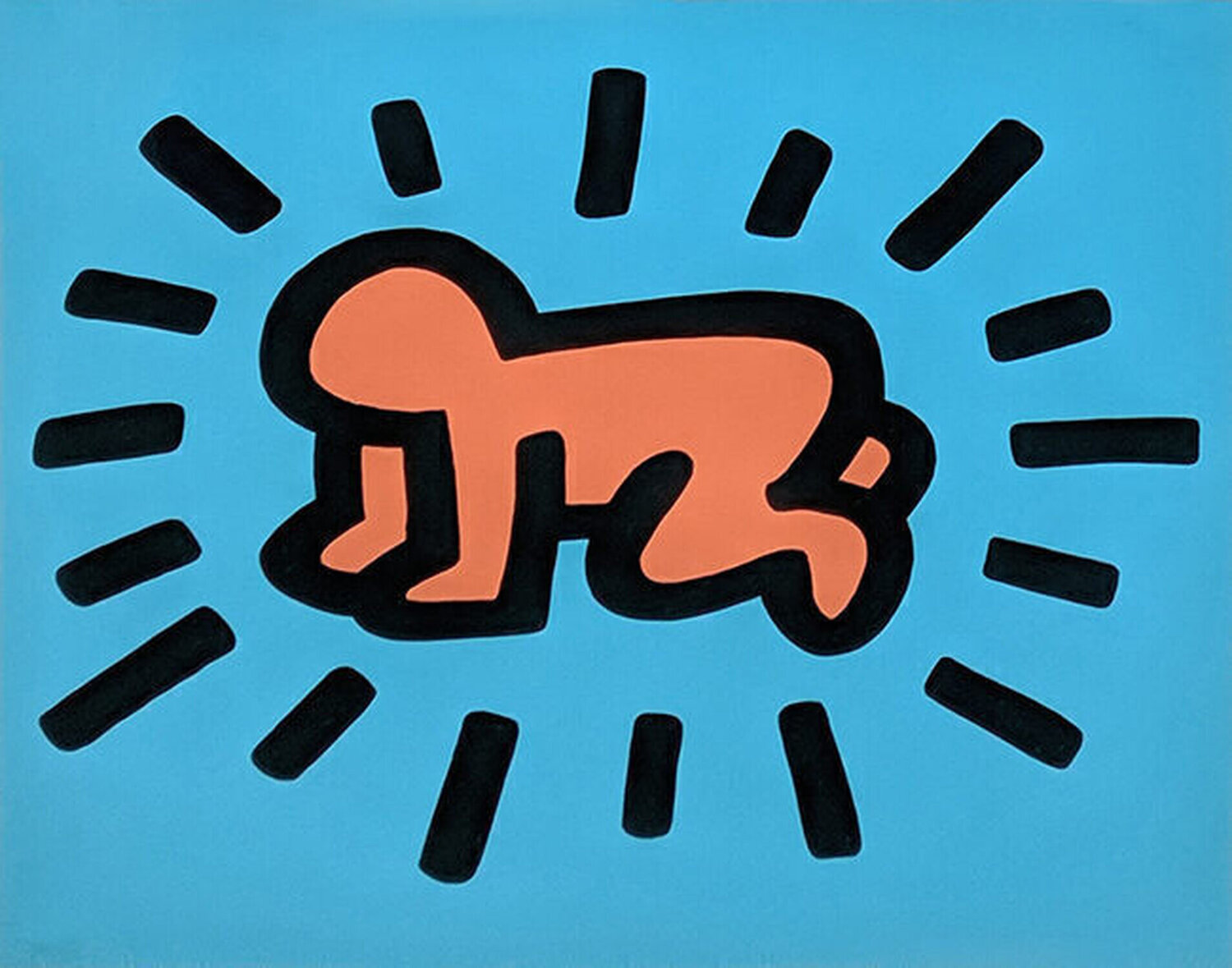 Radiant Baby Keith Haring Stampa in vendita