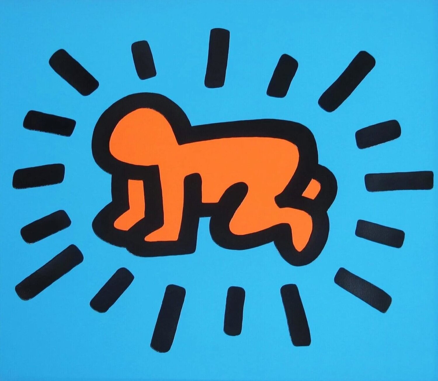 Icons, Radiant Baby by Keith Haring (1990) : Print Screen Printing