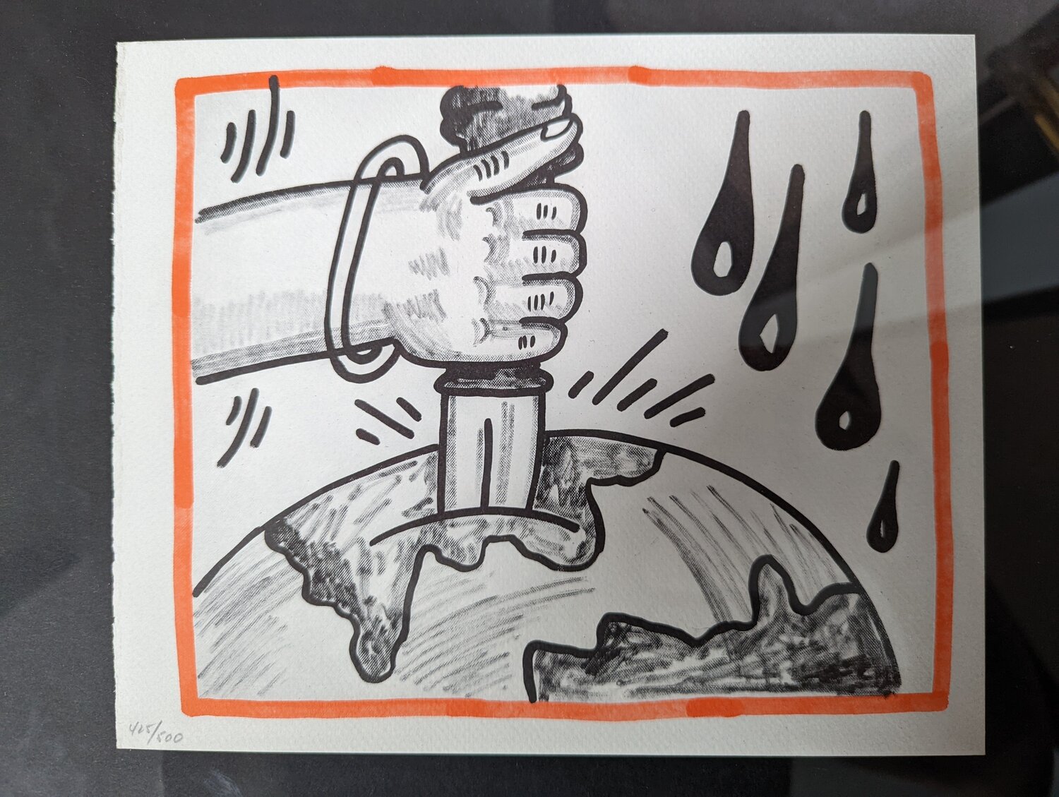 Against all odds Keith Haring Afdruk te koop