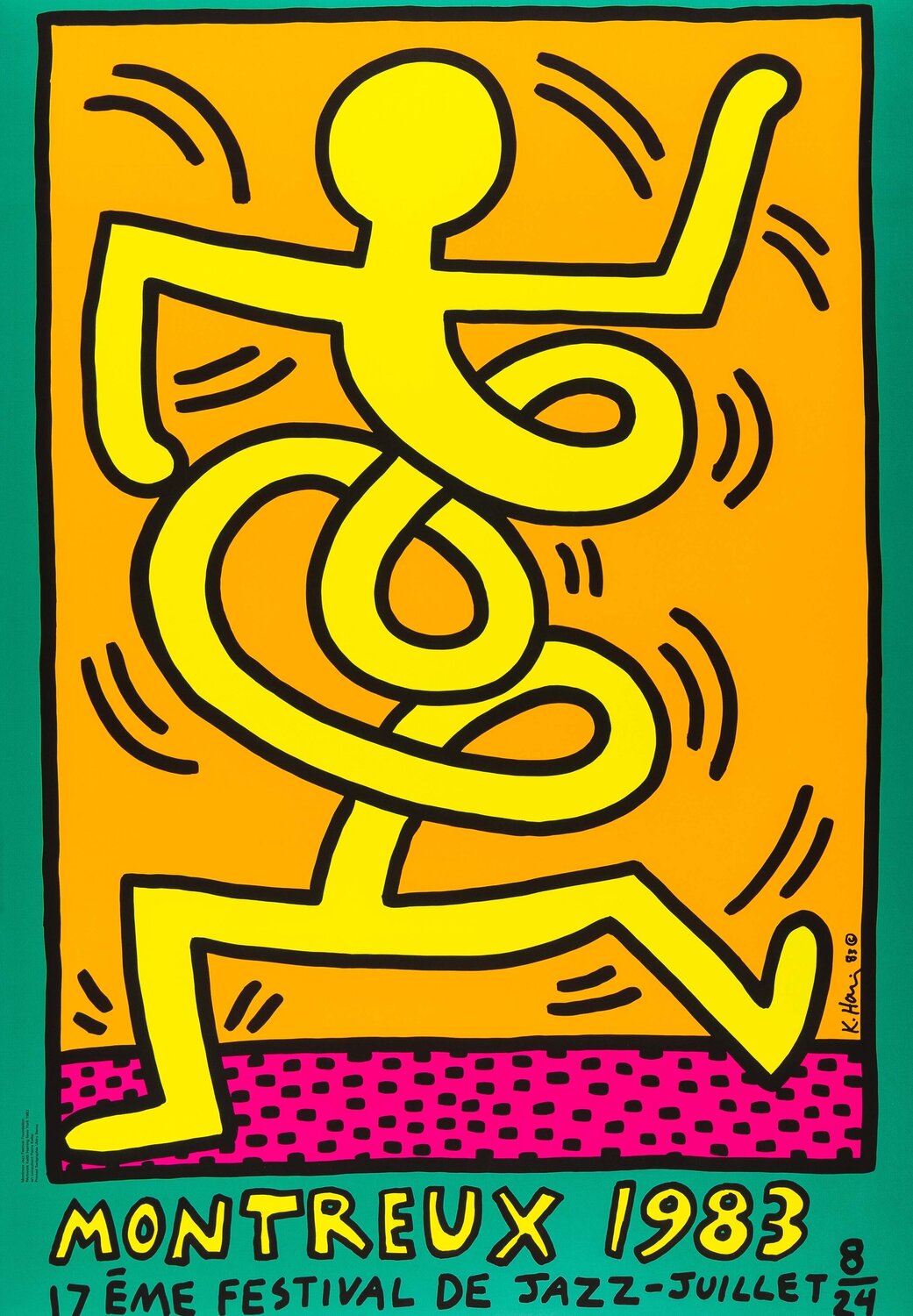 Montreux Jazz Festival Keith Haring Stampa in vendita