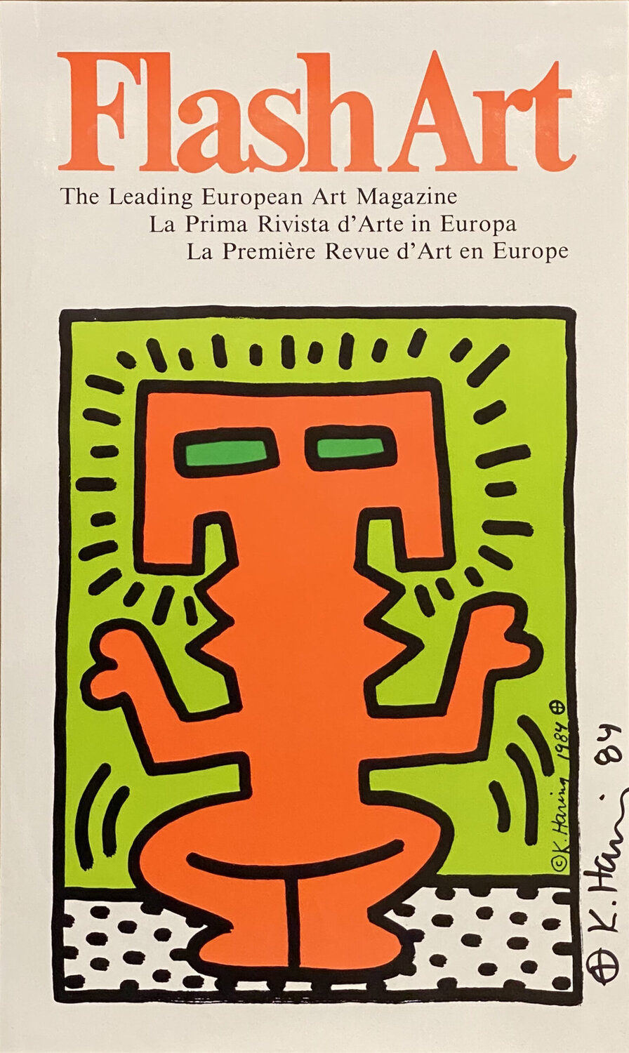 Flash Art: The Leading European Magazine Keith Haring Stampa in vendita