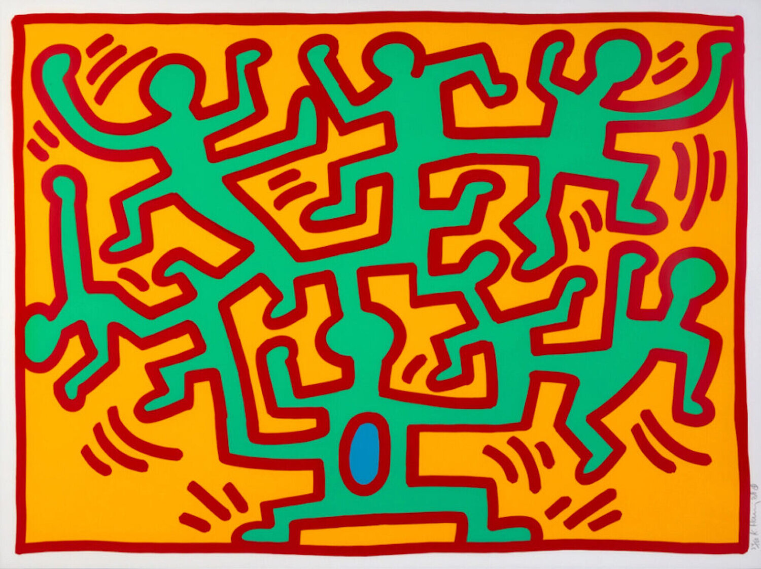 Growing II Keith Haring Stampa in vendita