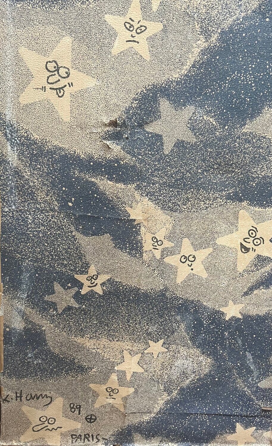 Starry Night / La Nuit étoilée Keith Haring Werk auf Papier zu verkaufen