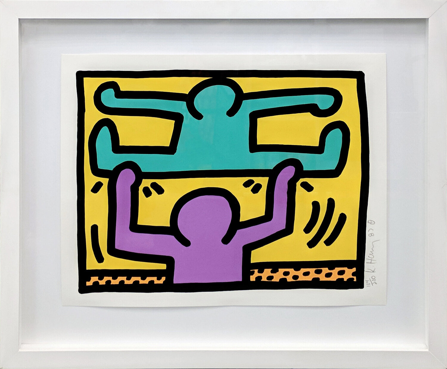 POP SHOP I (2) Keith Haring Afdruk te koop
