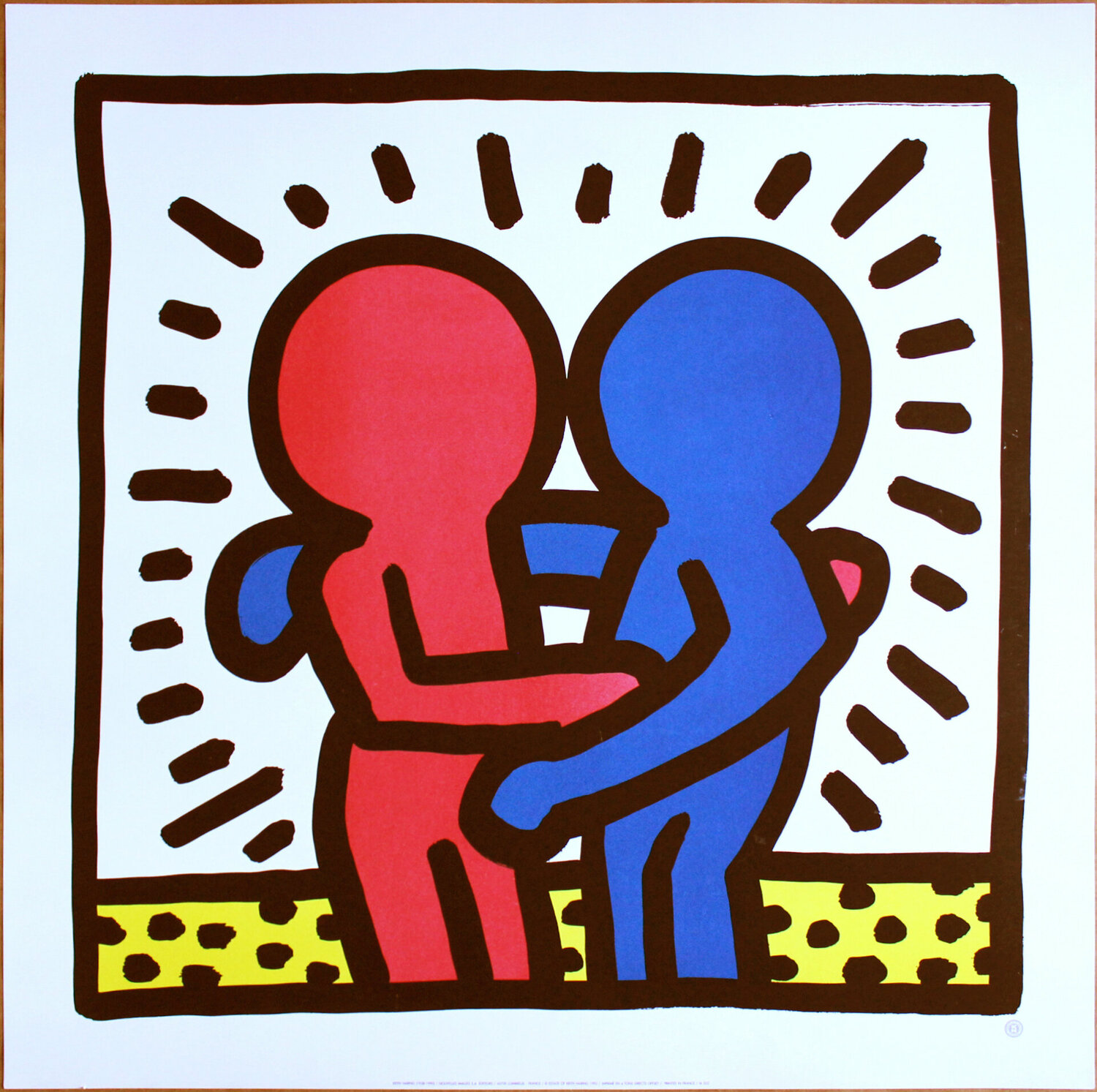 Best Buddies Keith Haring Afdruk te koop