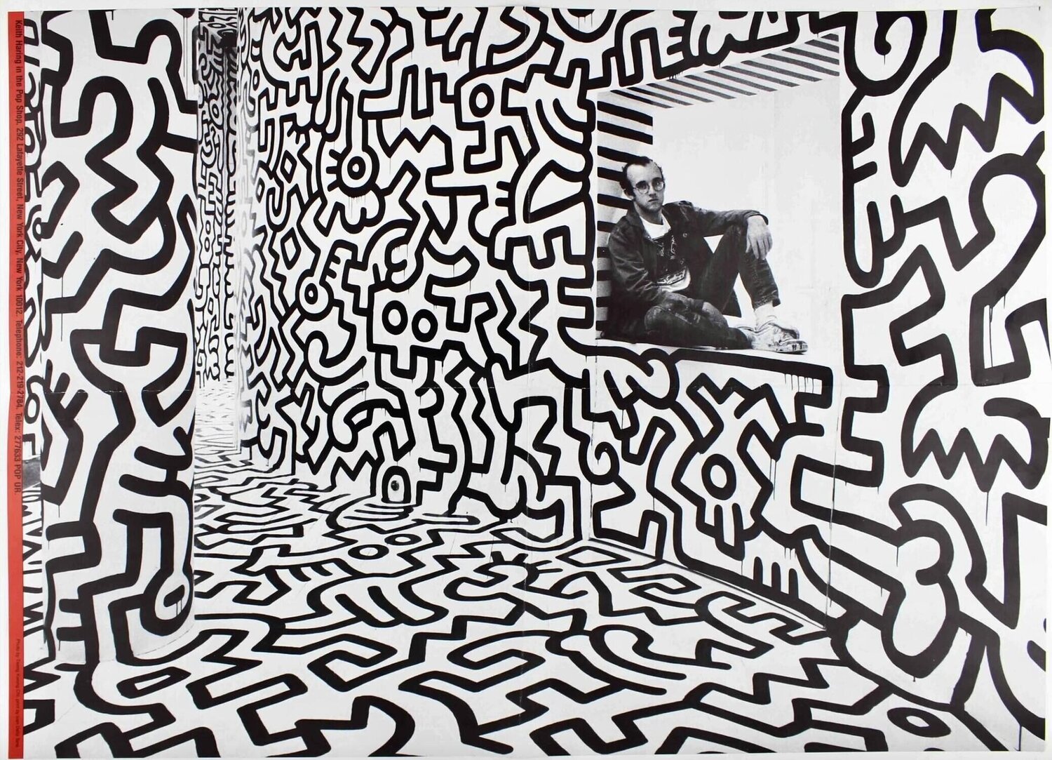 1980s Keith Haring Pop Shop poster Keith Haring Druck zu verkaufen