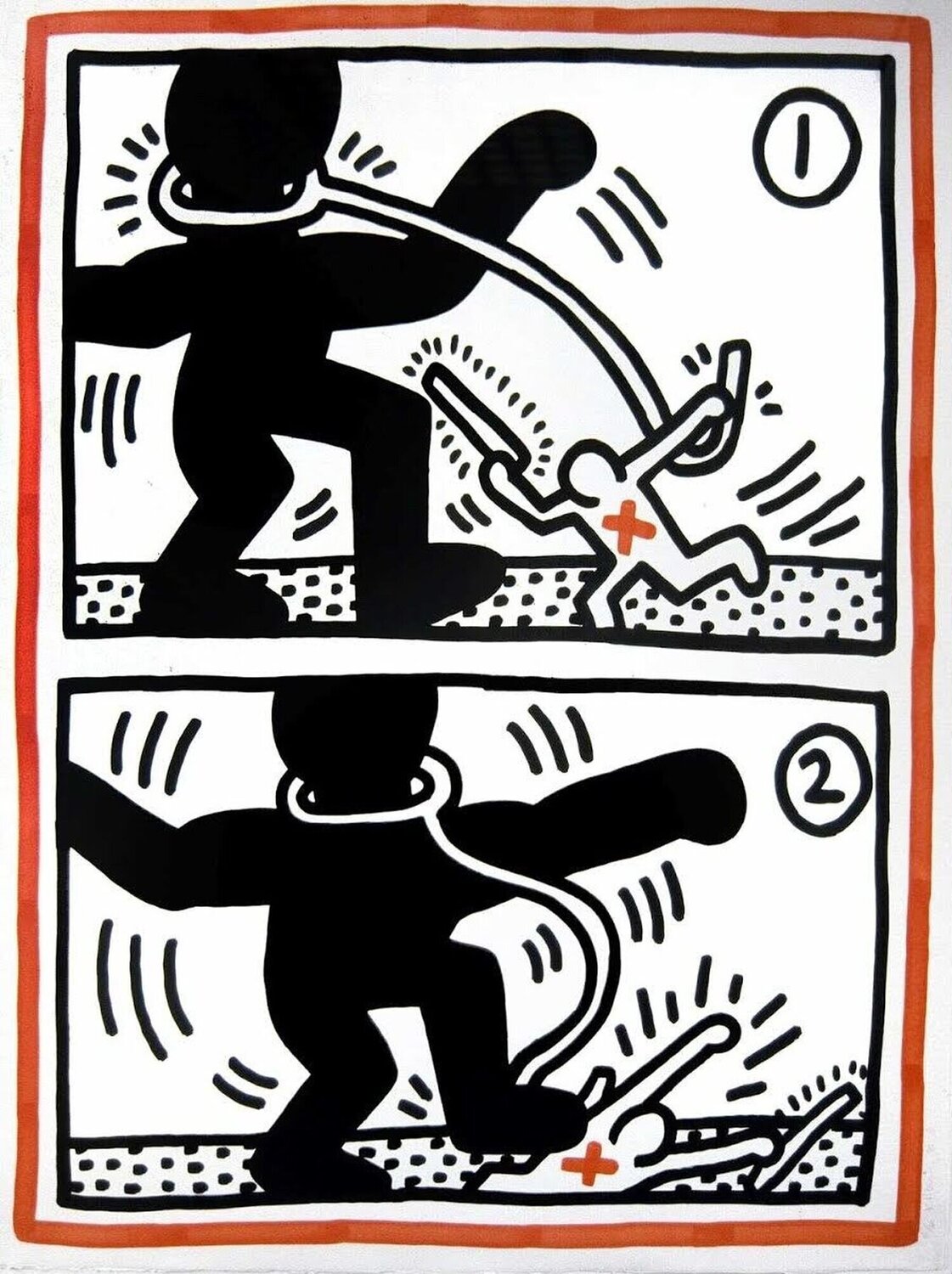 Free South Africa Keith Haring Stampa in vendita