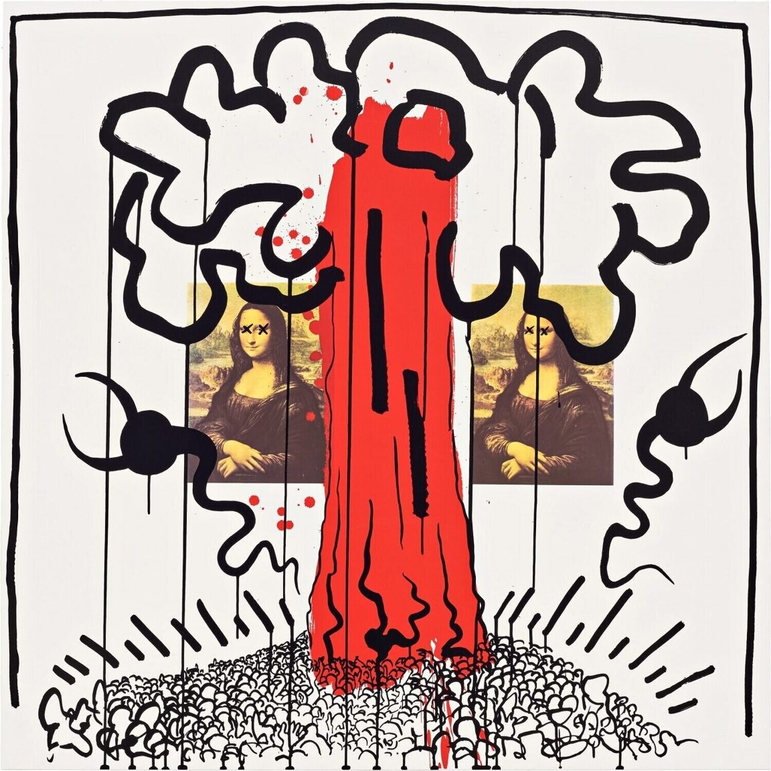 Apocalypse 1 Keith Haring Stampa in vendita