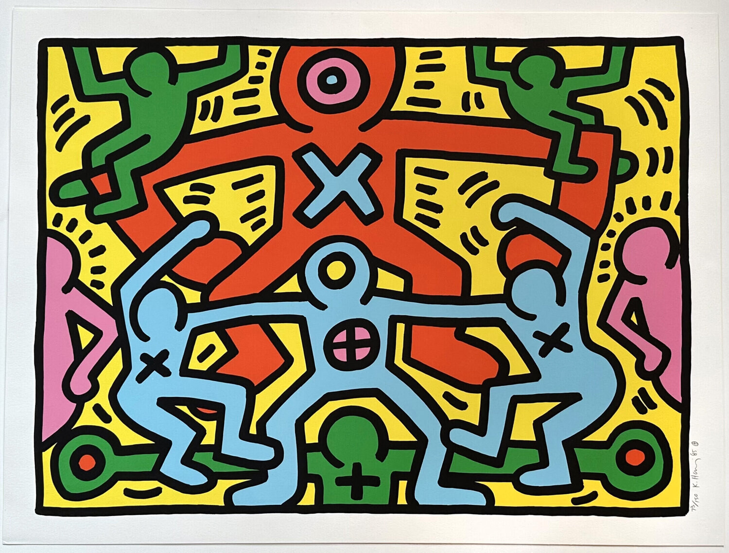 Untitled Keith Haring Druck zu verkaufen