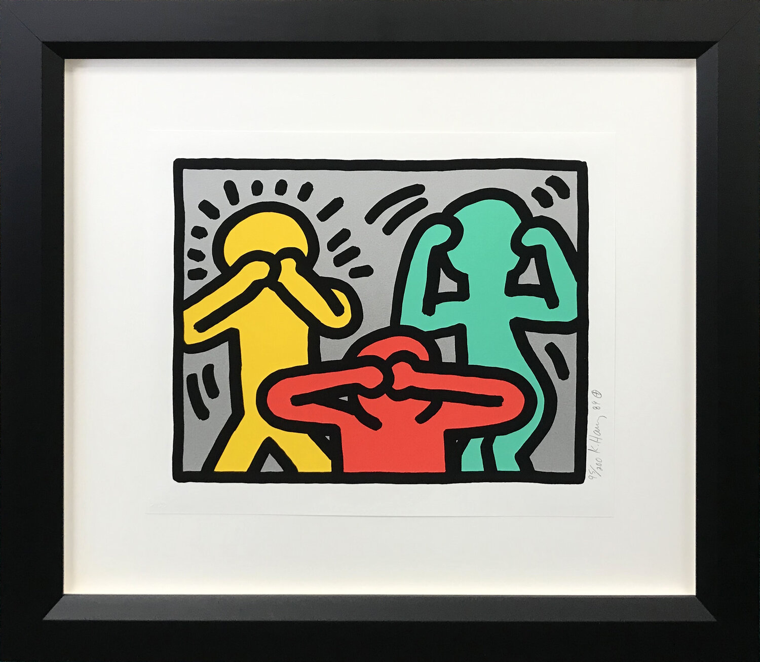 POP SHOP III (3) Keith Haring Afdruk te koop