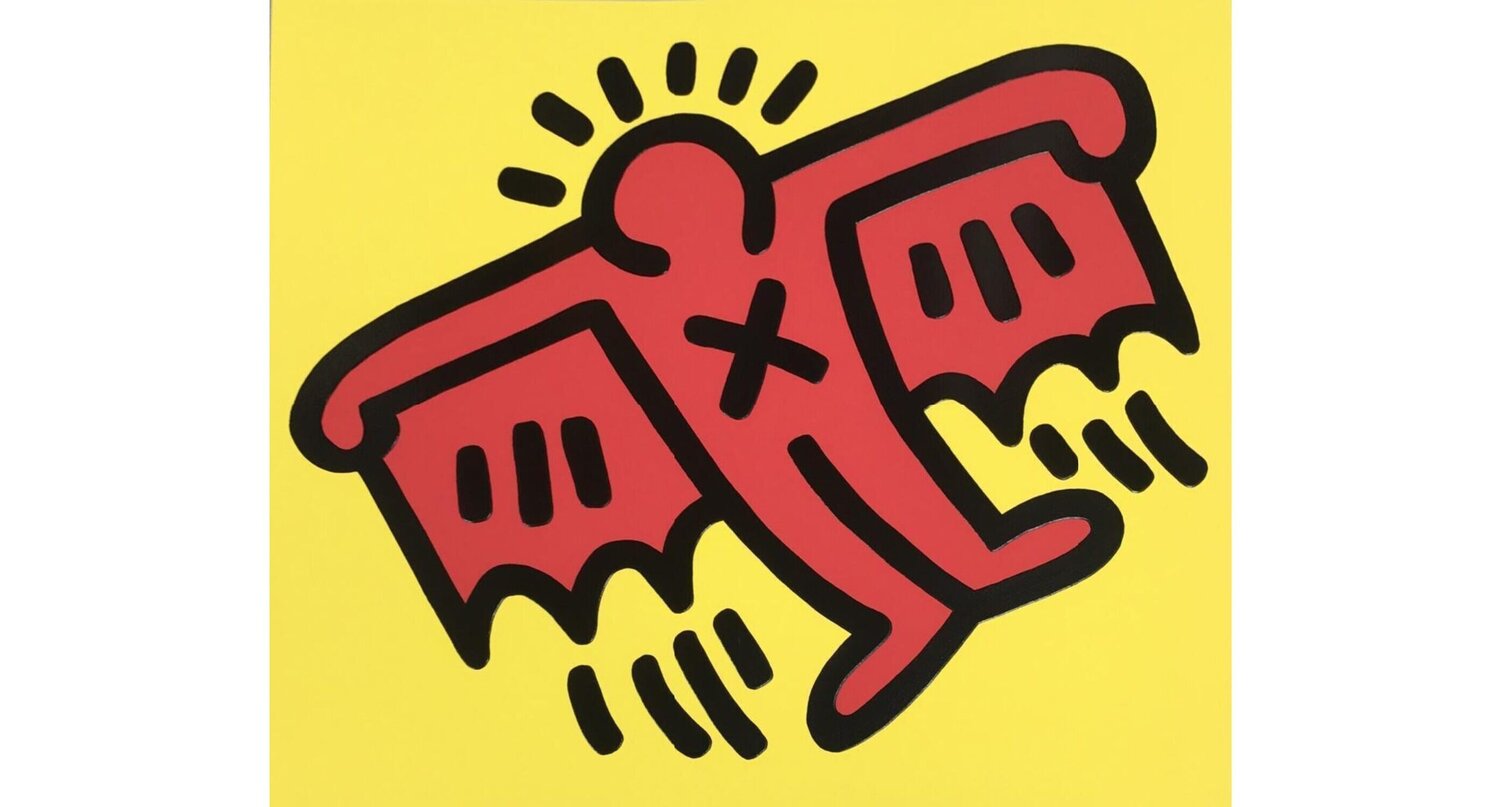 Icons(D) - X Man Keith Haring Druck zu verkaufen