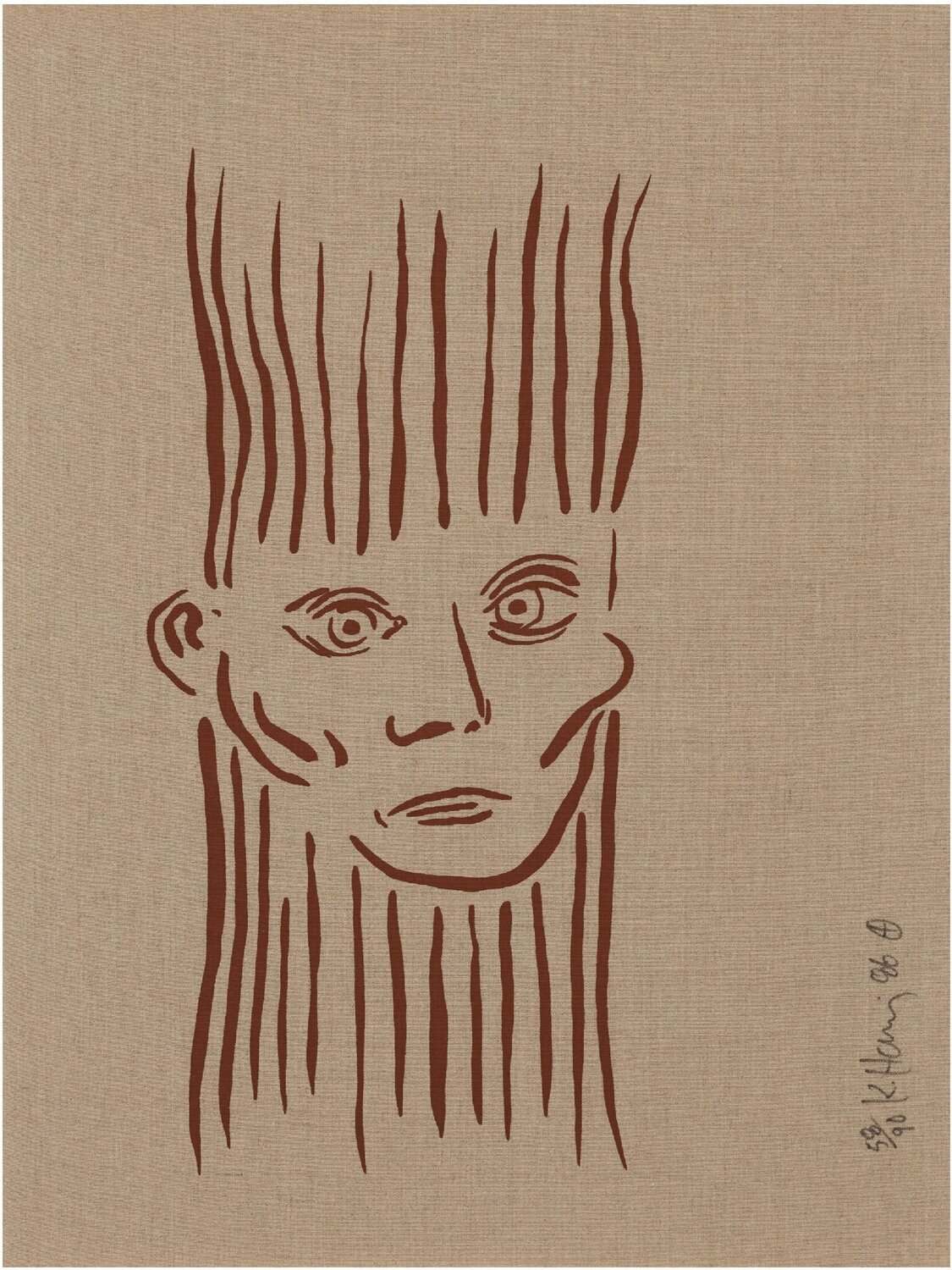 Portrait of Joseph Beuys<RETURN> Keith Haring Stampa in vendita