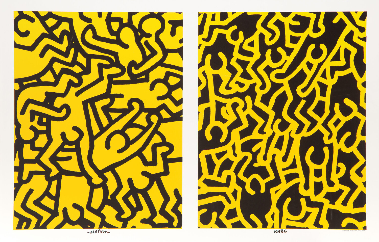 Playboy Keith Haring Druck zu verkaufen