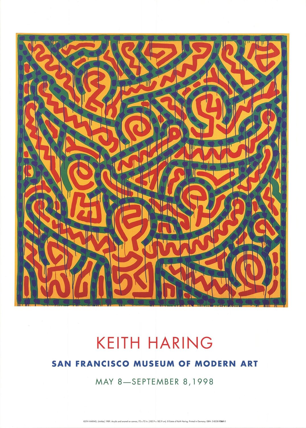 Untitled 1989 Keith Haring Édition à vendre