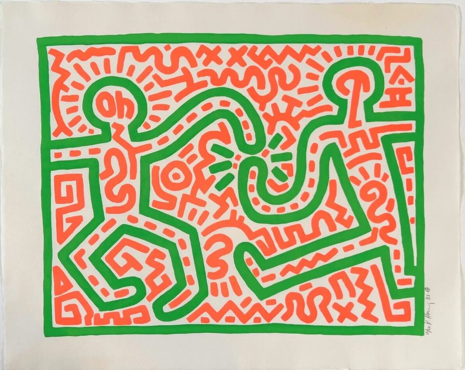 Untitled Keith Haring Stampa in vendita