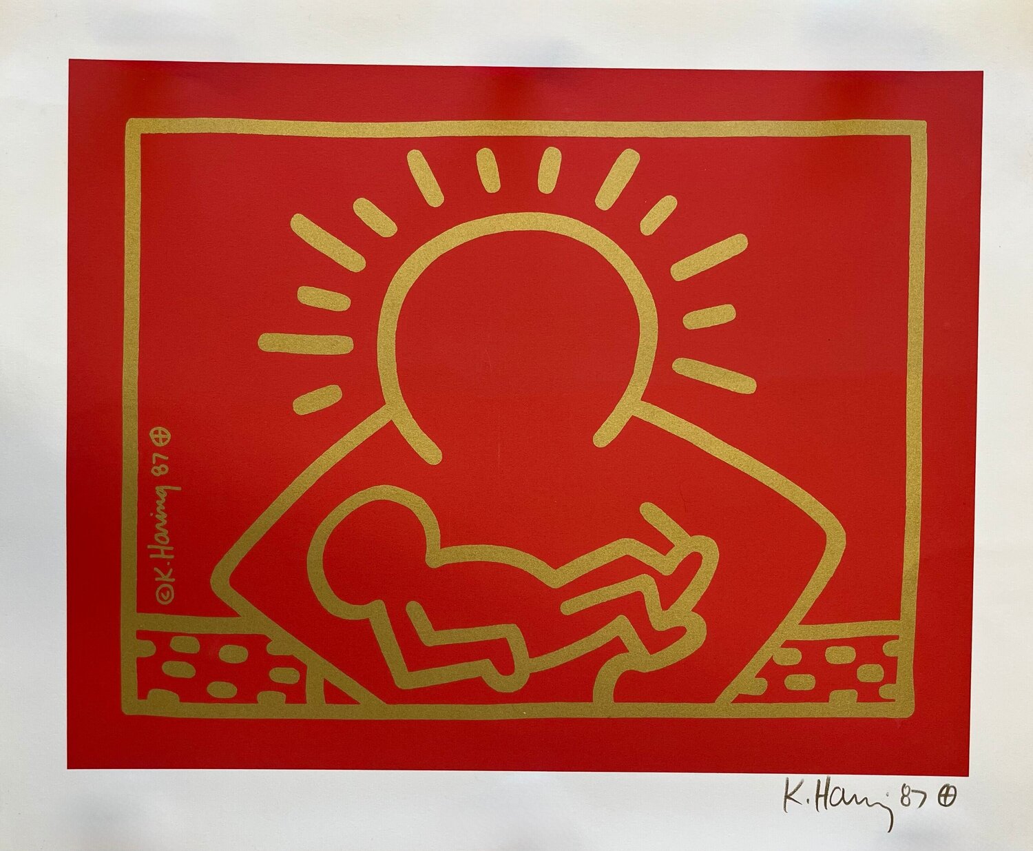 A Very Special Christmas Keith Haring Stampa in vendita