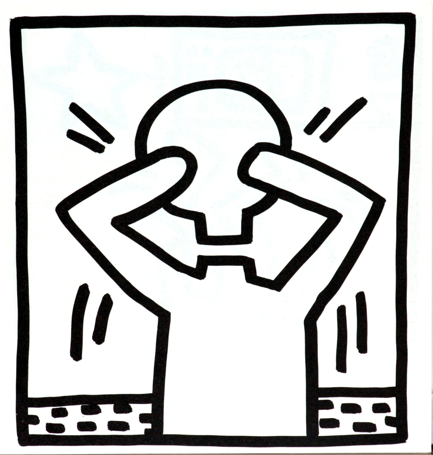 Untitled (Head Off) Keith Haring Print for sale