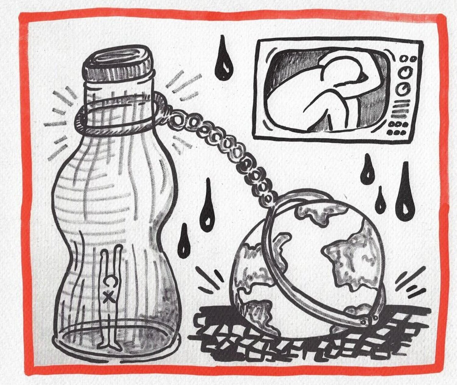Untitled (from Against All Odds, 20 Drawings) Keith Haring Print for sale