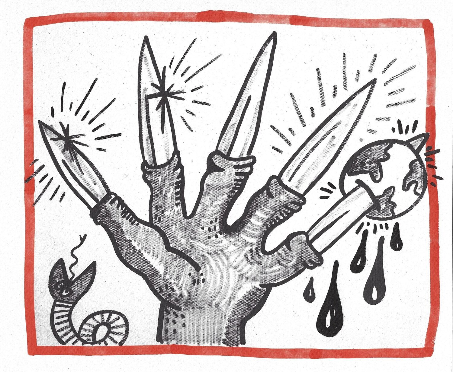 Untitled (from Against All Odds, 20 Drawings) Keith Haring Print for sale