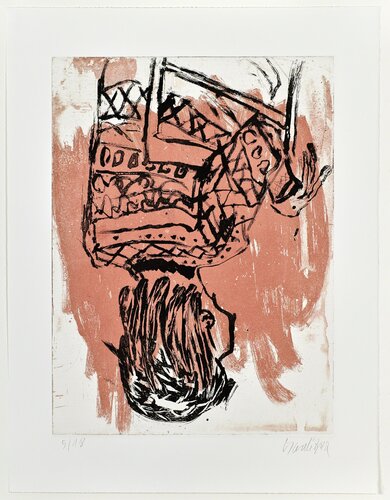 Norweger rückwärts / Nowegian backwards I by Georg Baselitz, 인쇄 for Sale on Singulart