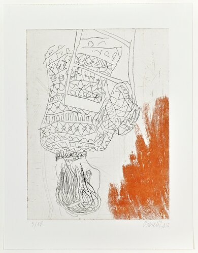 Norweger rückwärts / Nowegian backwards II van Georg Baselitz, Afdruk te koop op Singulart