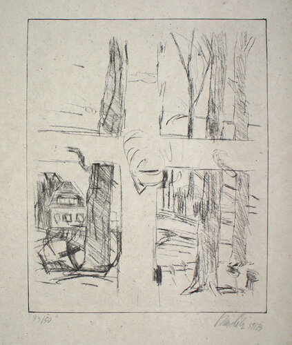 Kreuz ("Cross") van Georg Baselitz, Afdruk te koop op Singulart