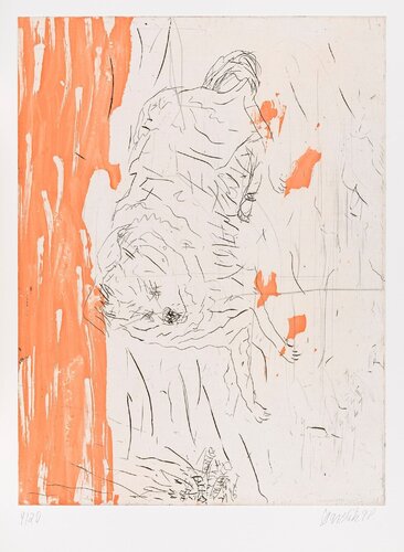 Schlafende Hunde van Georg Baselitz, Afdruk te koop op Singulart