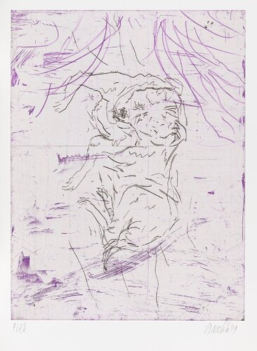 Schlafende Hunde van Georg Baselitz, Afdruk te koop op Singulart