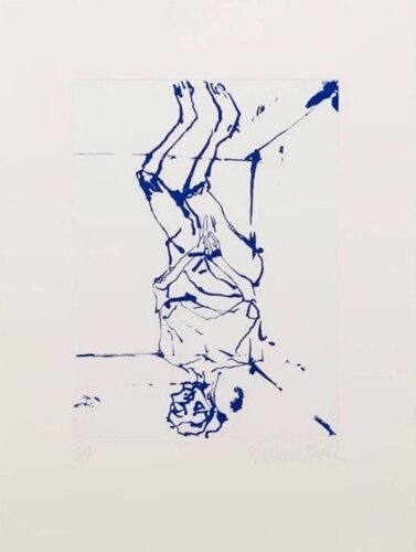 Serpentine - blue by Georg Baselitz, 인쇄 for Sale on Singulart