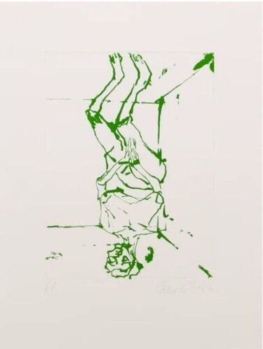 Serpentine - green by Georg Baselitz, Print for Sale on Singulart