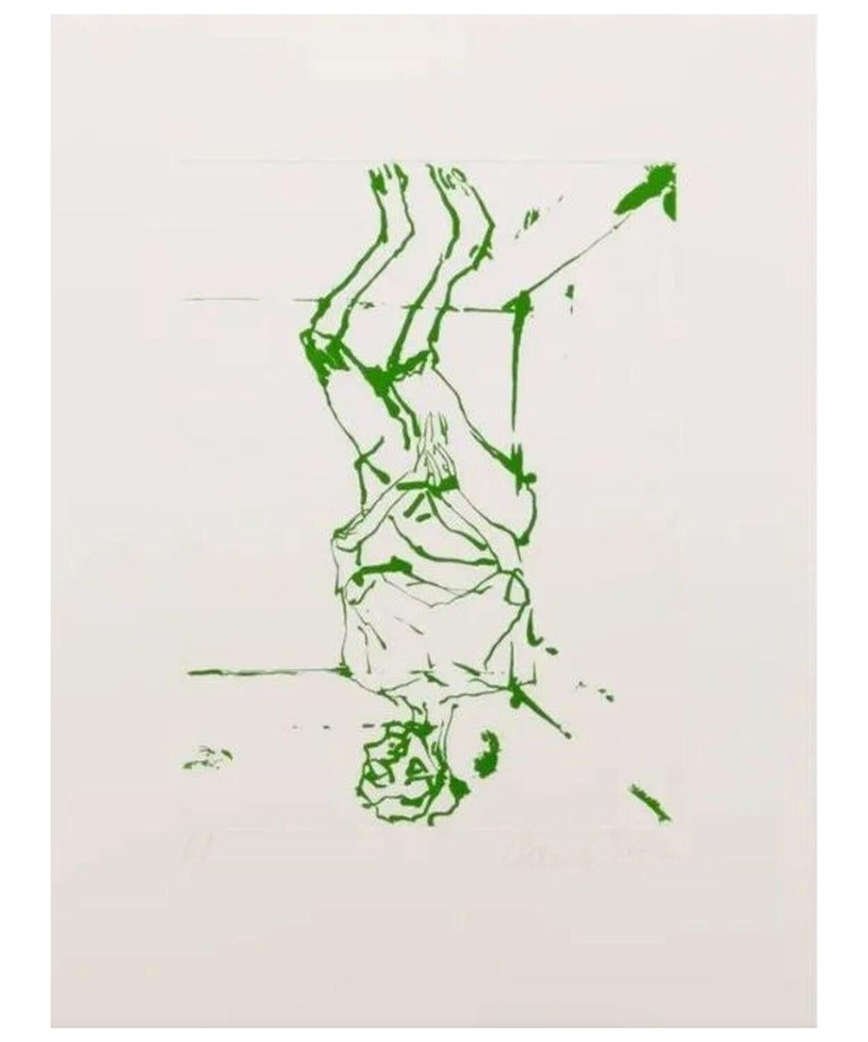 Serpentine (Green) Georg Baselitz