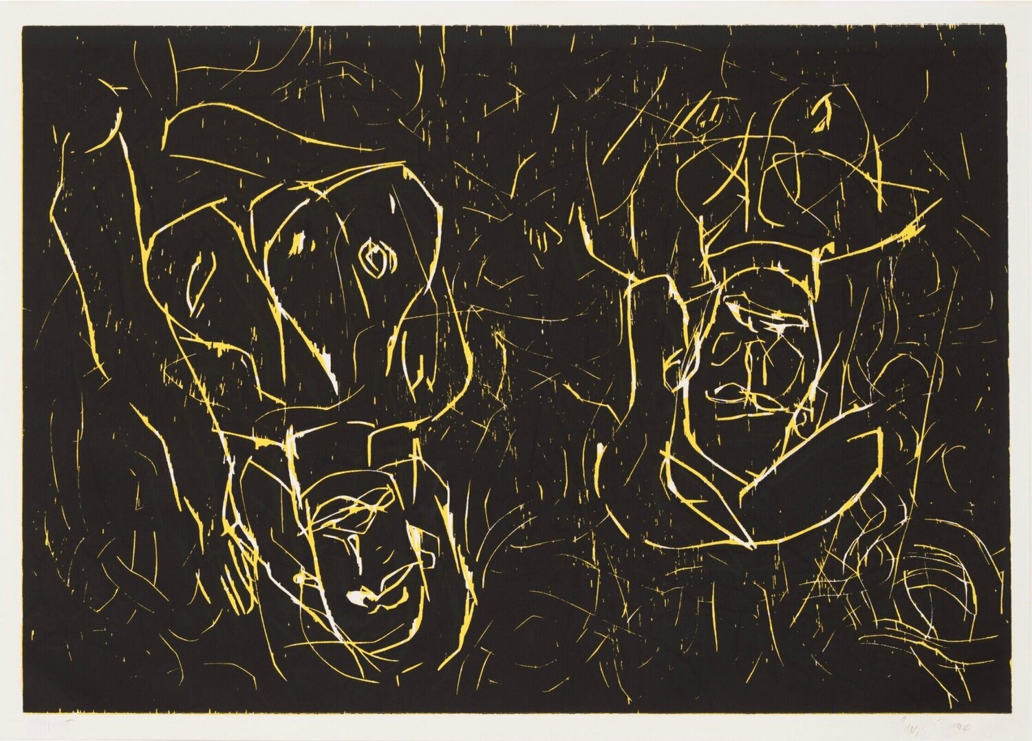 Woman and woman Georg Baselitz