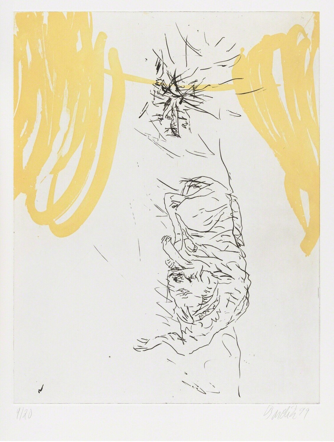 Ecco, from "Schlafende Hunde" Georg Baselitz