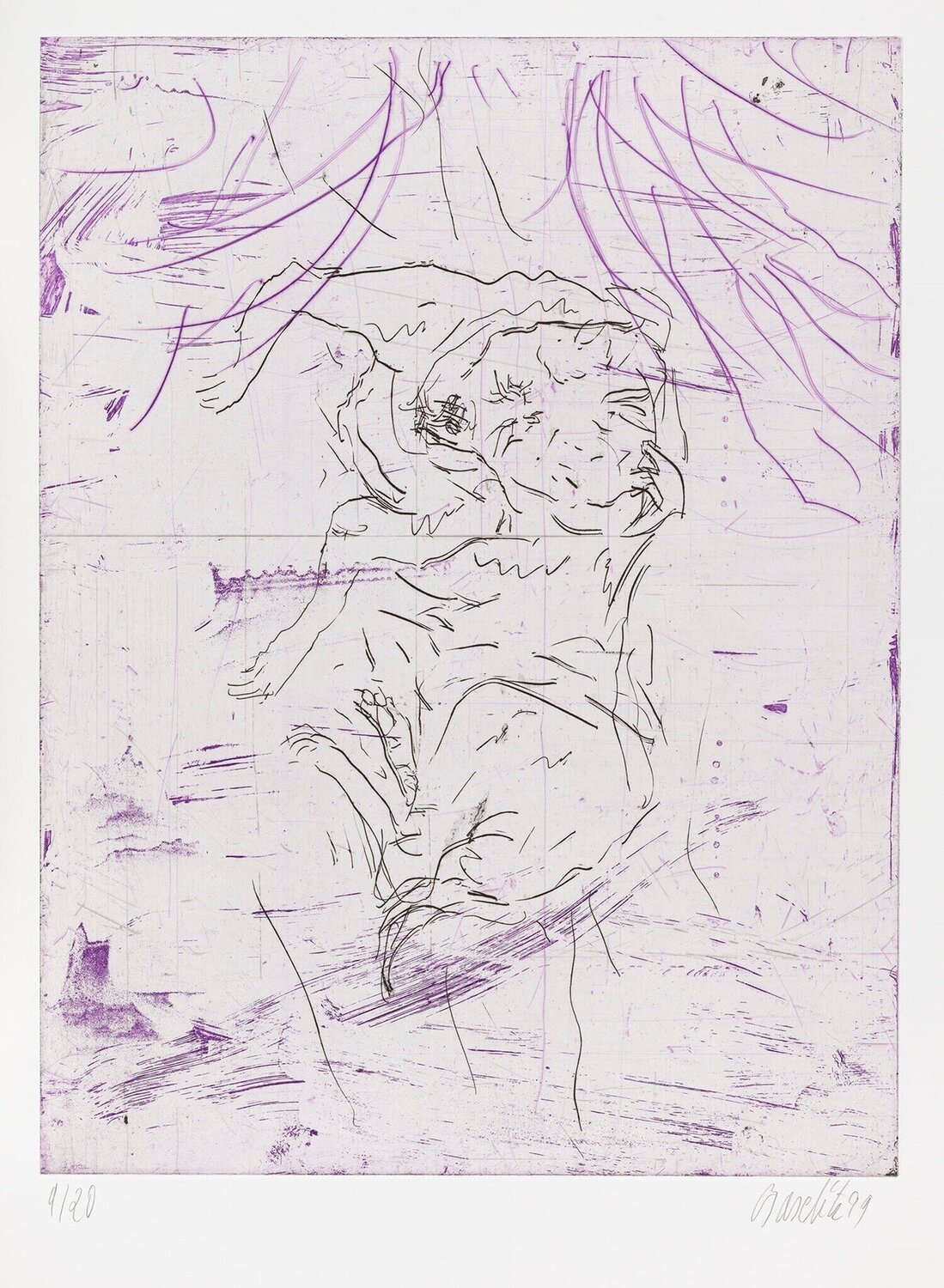 Schlafende Hunde Georg Baselitz