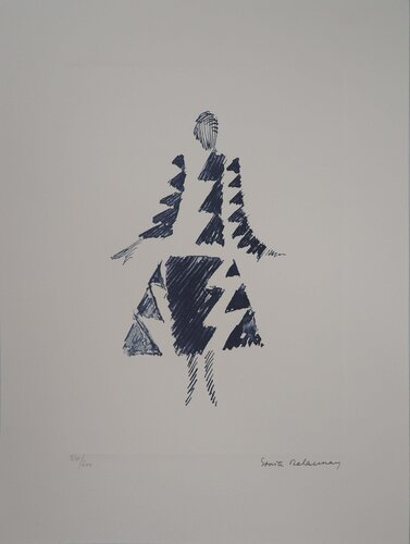 Robe rythmes-triangles van Sonia Delaunay, Afdruk te koop op Singulart