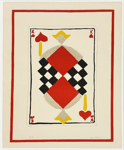 King of Hearts van Sonia Delaunay, Afdruk te koop op Singulart