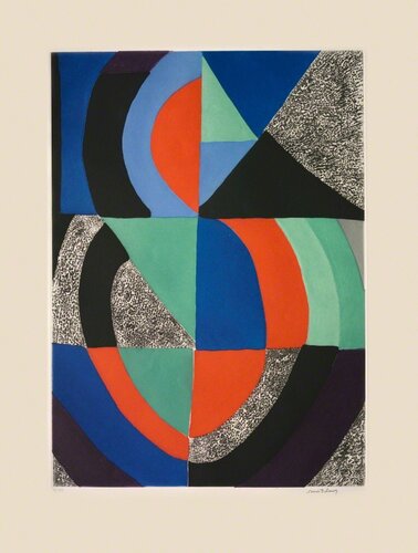 Composition van Sonia Delaunay, Afdruk te koop op Singulart