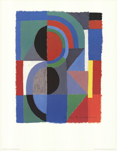 Viertel (no text) van Sonia Delaunay, Afdruk te koop op Singulart