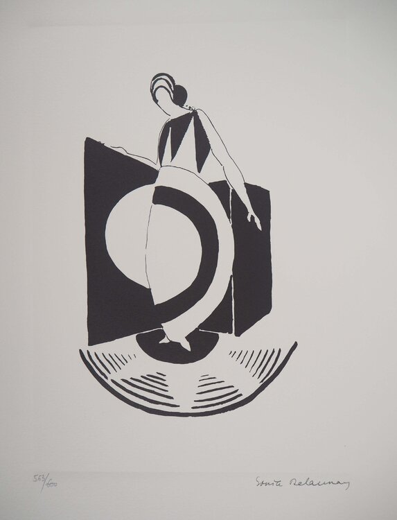 Robe Graphique Art Déco Sonia Delaunay