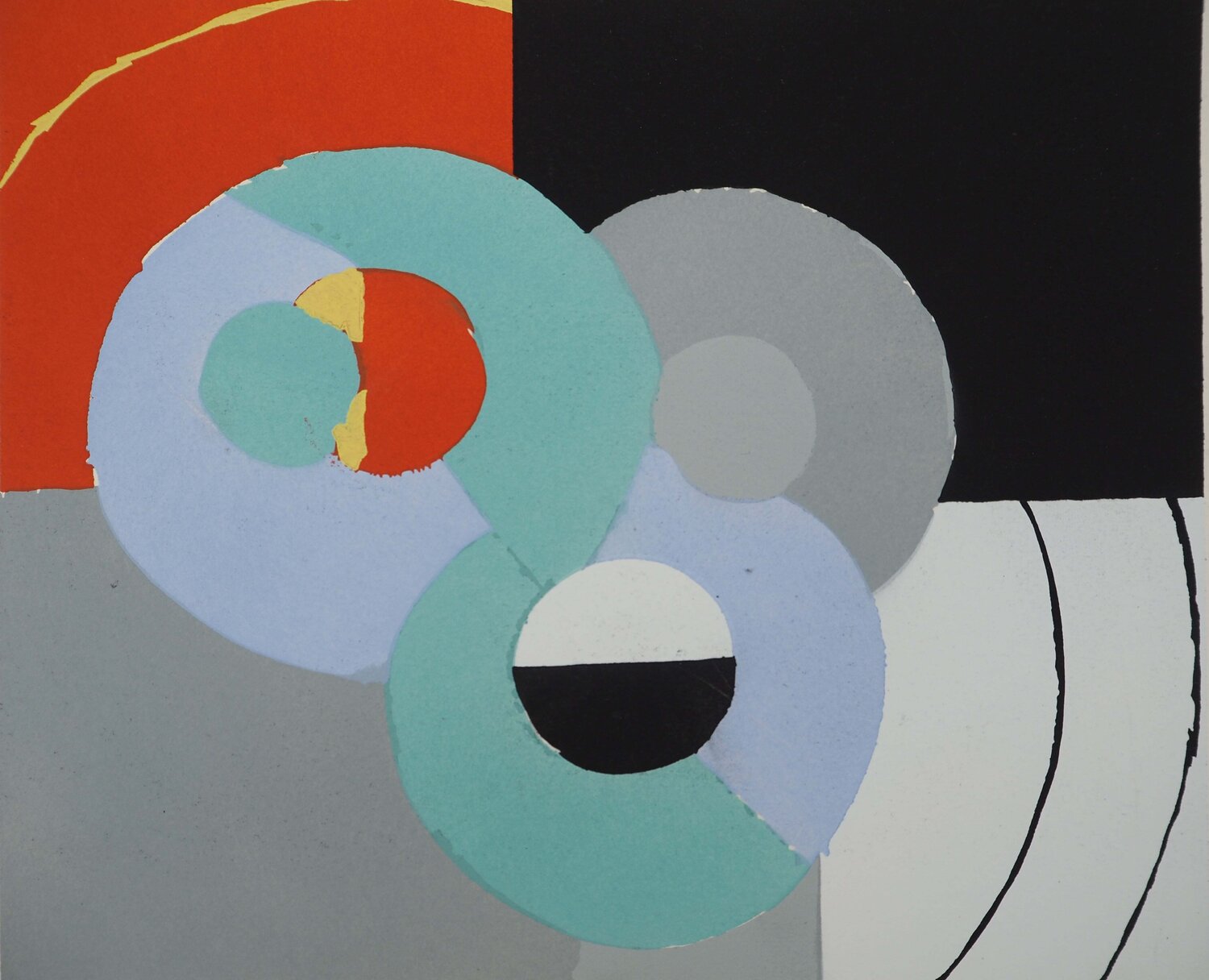 Orphisme : Harmonie aux trois sphères Sonia Delaunay Druck zu verkaufen