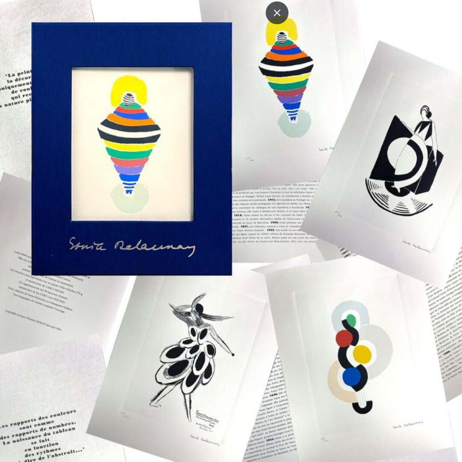 Coffret de 4 lithographies II, Edition Artcurial Sonia Delaunay Édition à vendre