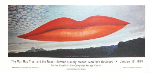 Man Ray Revisited Exhibition Poster di Man Ray, Stampa in vendita su Singulart