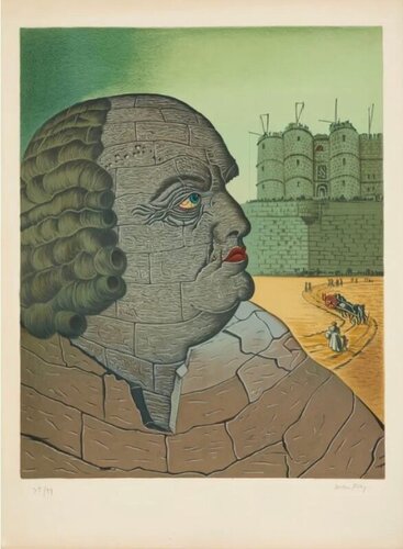 Portrait imaginaire du Marquis de Sade di Man Ray, Stampa in vendita su Singulart