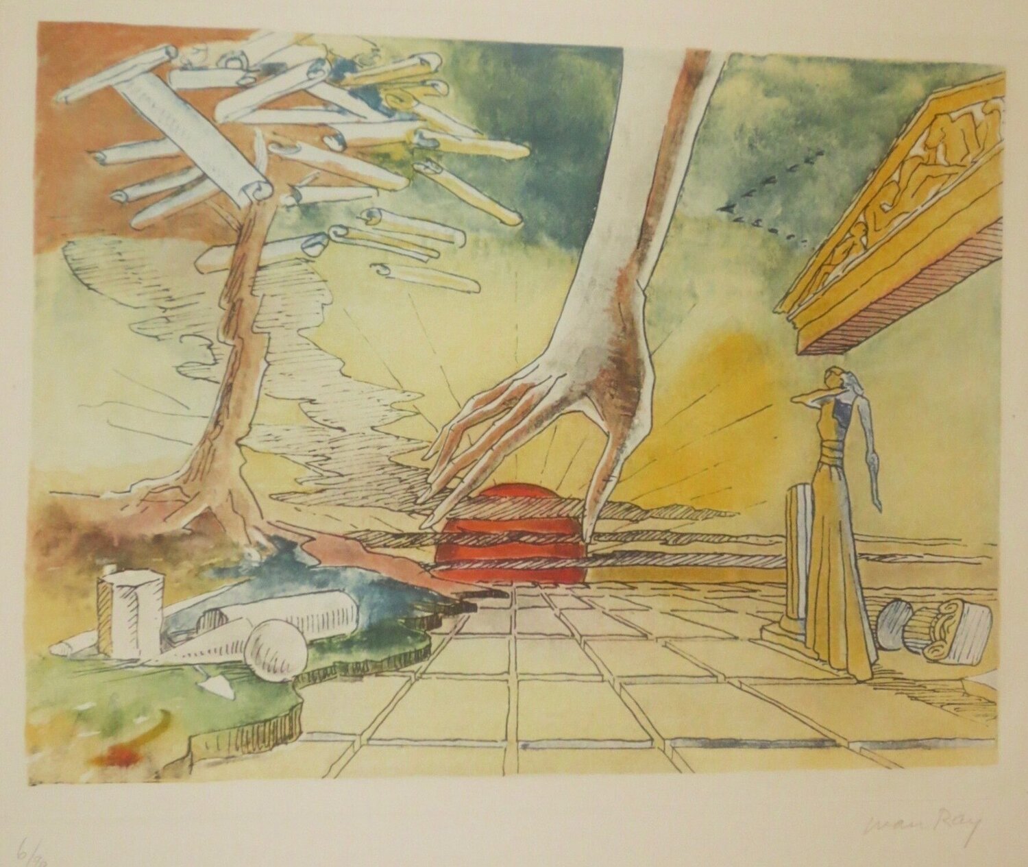 L’Aventure Man Ray Afdruk te koop