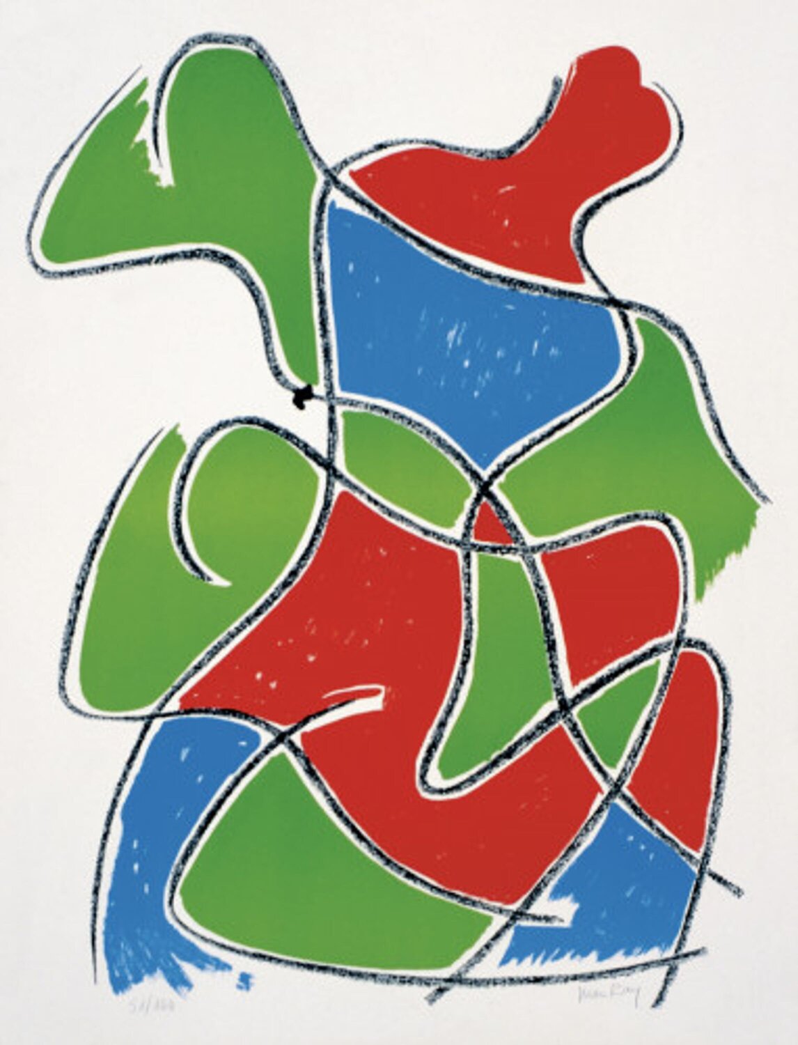 Tre Figure Man Ray Afdruk te koop