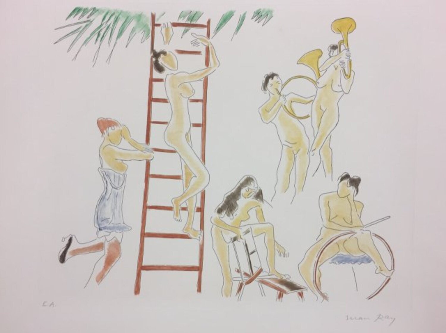 Le Concert Man Ray Afdruk te koop