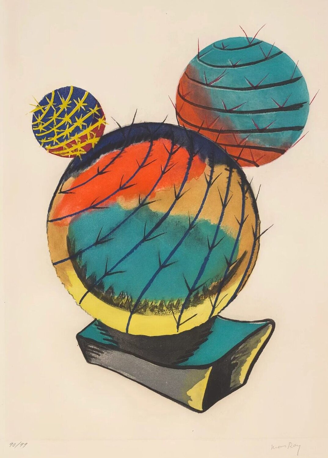 Cactus Man Ray Werk op papier te koop