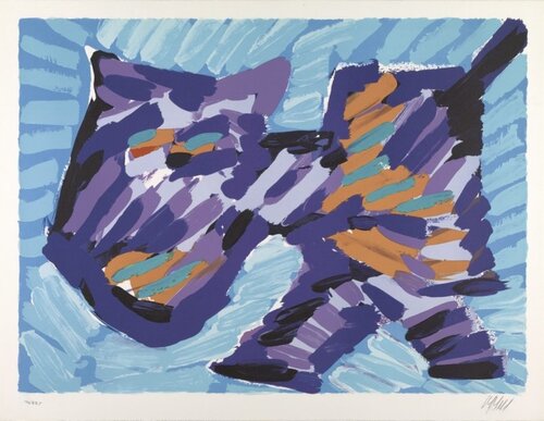 Walking Cat di Karel Appel, Stampa in vendita su Singulart