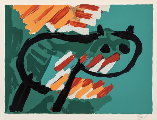 Green Ca di Karel Appel, Stampa in vendita su Singulart